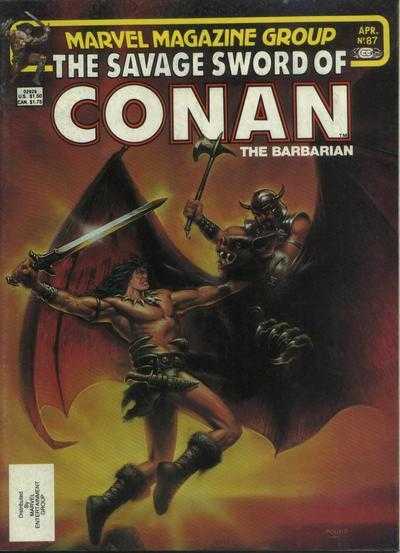 THE SAVAGE SWORD OF CONAN 087
